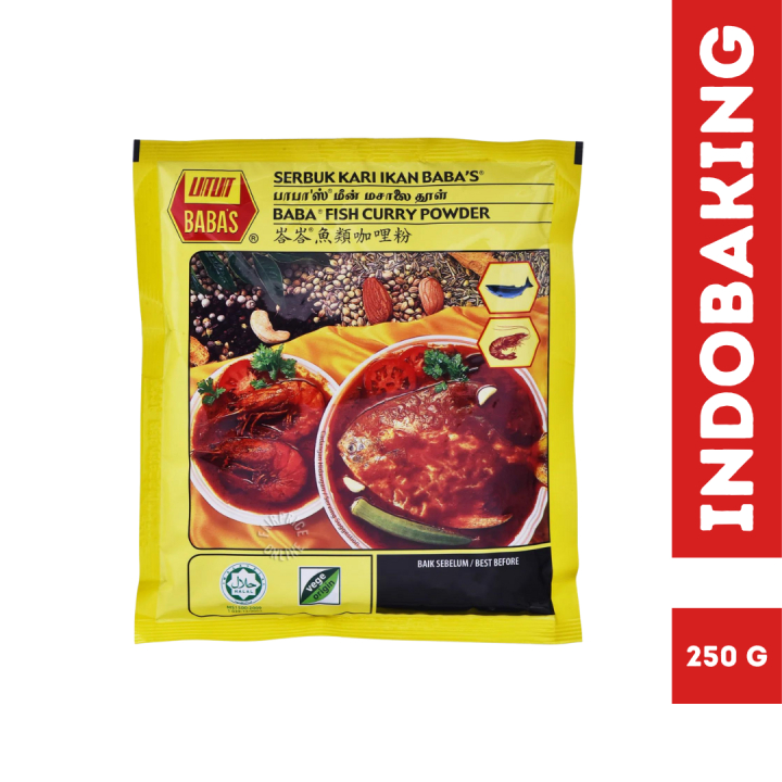 

Babas Fish Curry 250gr (Serbuk ikan babas) instan untuk membuat kari ikan