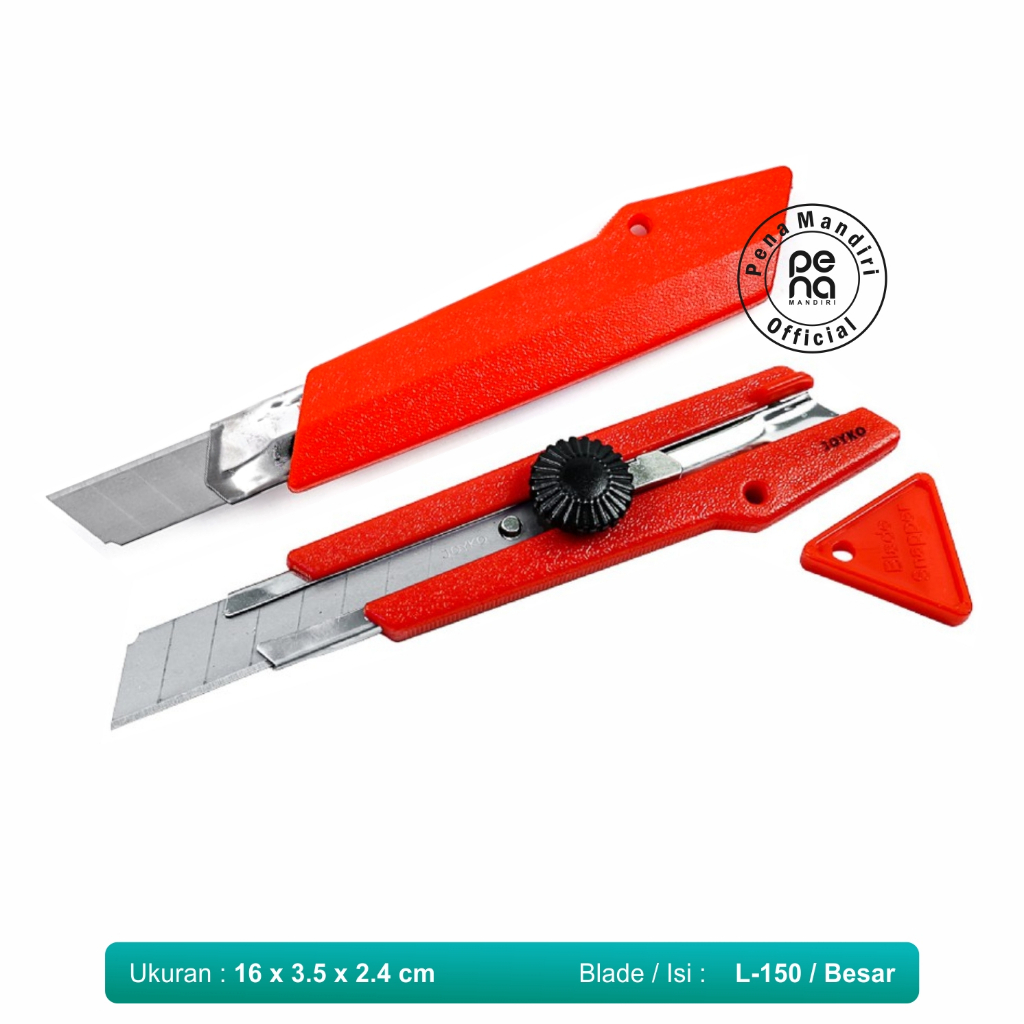 

Cutter Besar L-500 Cuter Besar Bonus Refill Isi Cutter JOYKO
