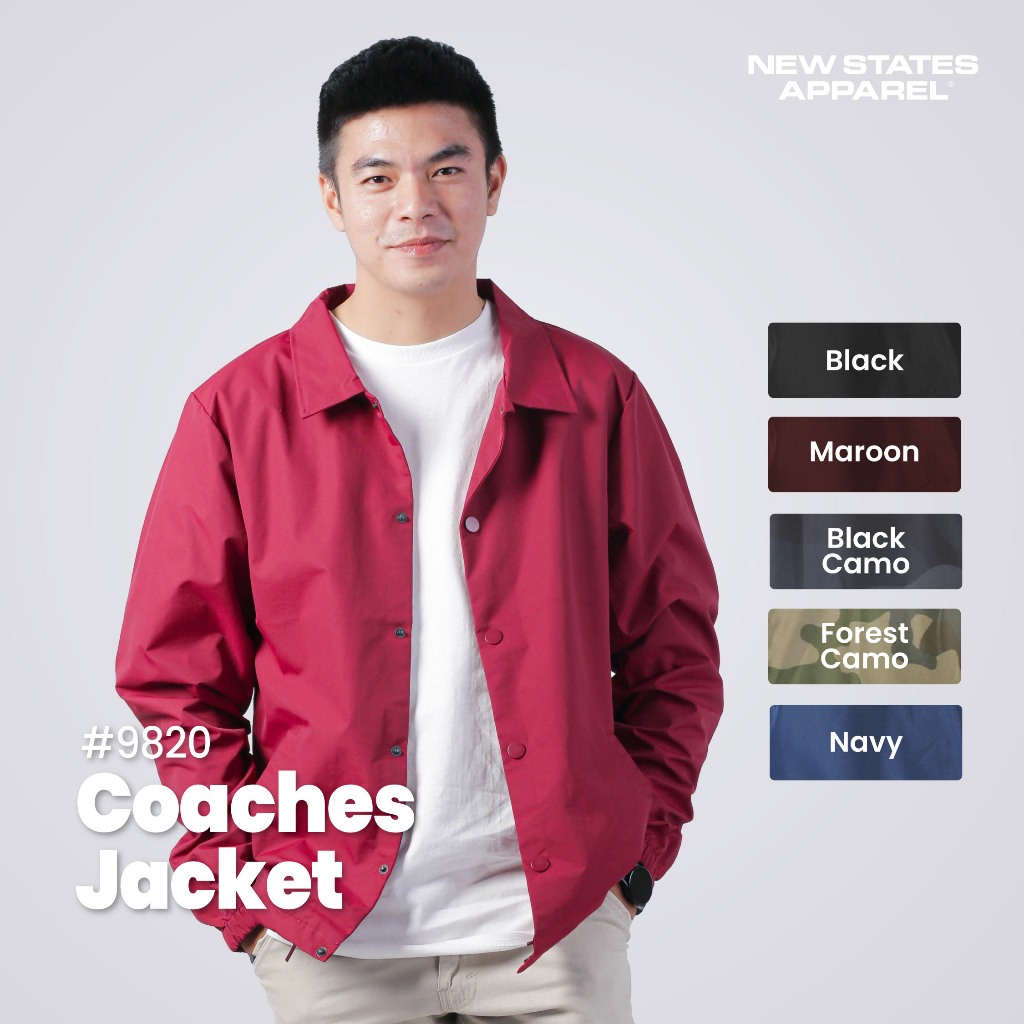 Jaket Coaches 9820 New States Apparel