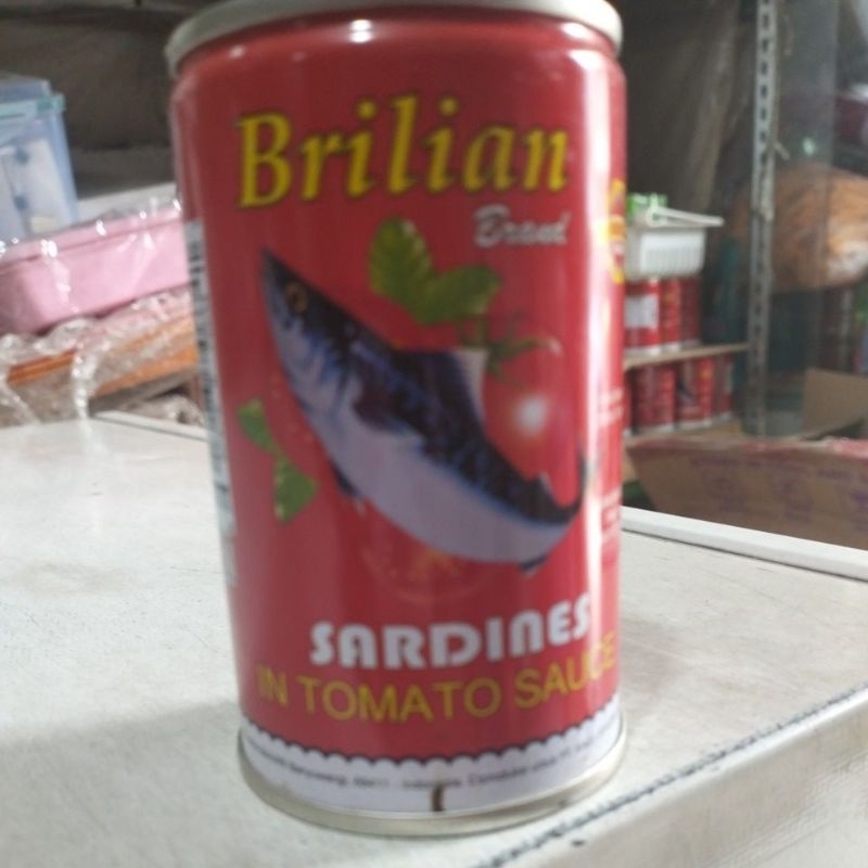 

Sarden PALASARI/Sarden merk brilian/Royal 155gram,sardines in tomato sauce