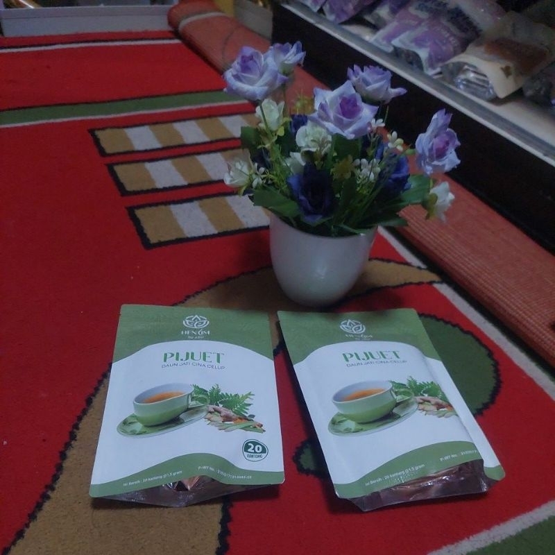 

2 pcs PIJUET DAUN JATI CINA CELUP 20 KANTONG