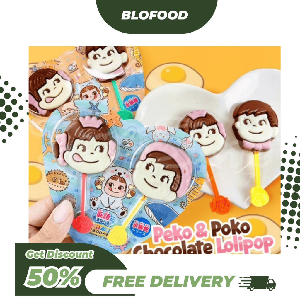 

BF.ID Fujiya Peko Poko Chocolate Stick Lolipop