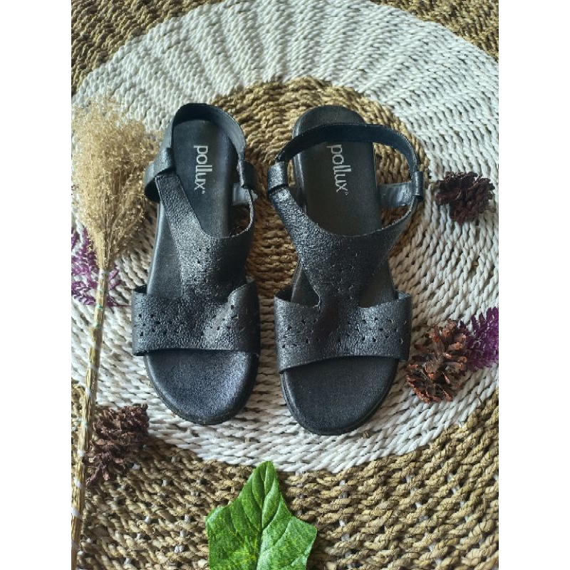 POLLUX Sepatu Sandal Wedges Wanita Sepatu Tali Preloved