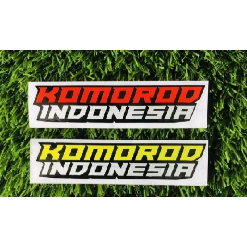 Sticker KOMOROD INDONESIA stiker cutting roadrace racing