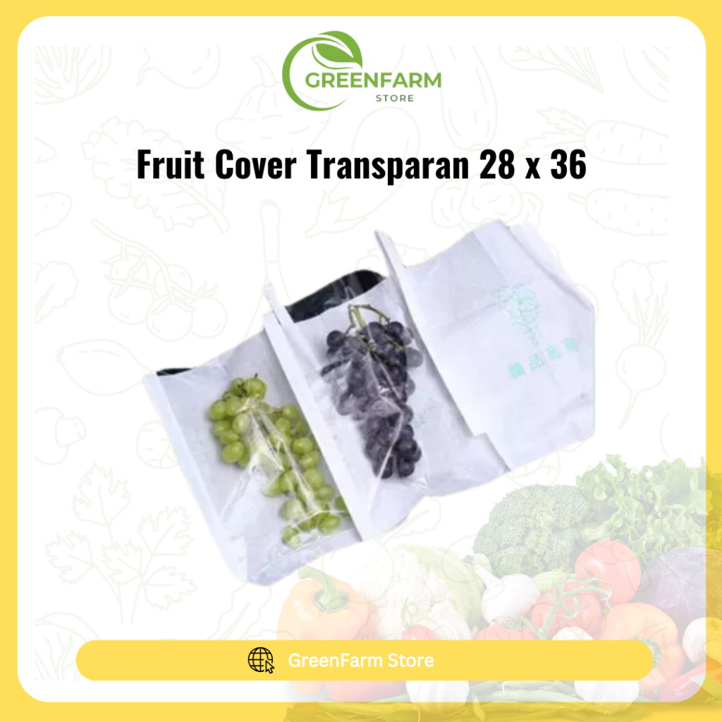 Fruit Cover Transparan 28 x 36 Pembungkus Buah Anggur Plastik Berkualitas