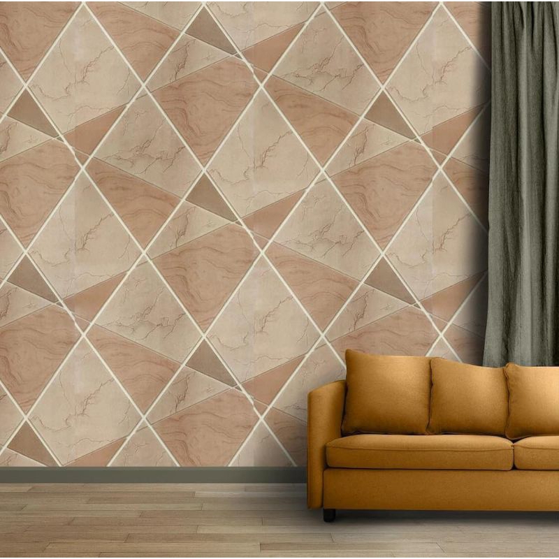 WALLPAPER STIKER DINDING KRAMIK COKLAT MOCCA