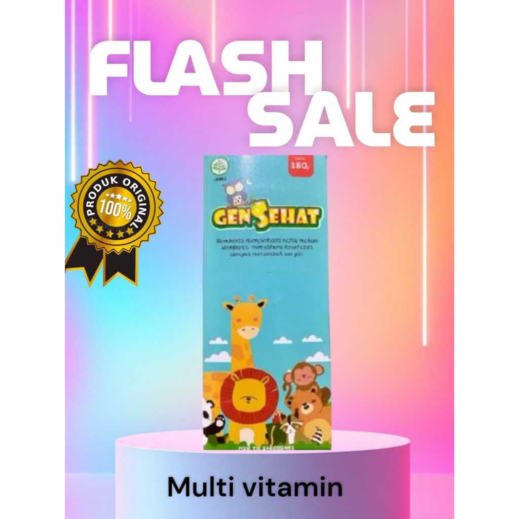 

VITAMIN DAYA TAHAN TUBUH ANAK DAN DEWASA GEN SEHAT