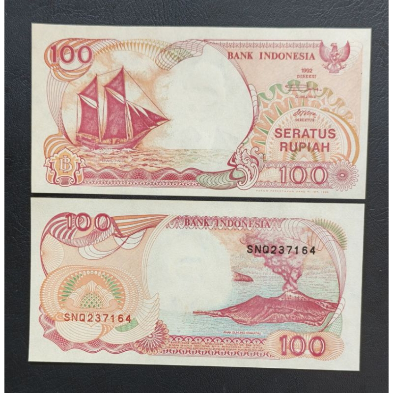 Uang Kuno 100 Rupiah Pinisi 1992