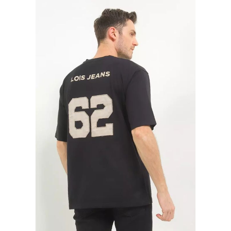 KAOS LOIS ORIGINAL PRIA Cotton T-shirt KSLO2367 WARNA hitam