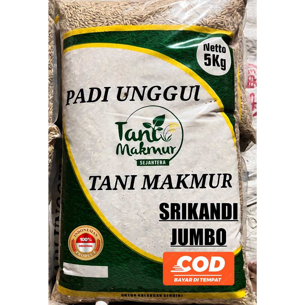 Benih Padi Srikandi Jumbo TOP original kemasan 5 Kg