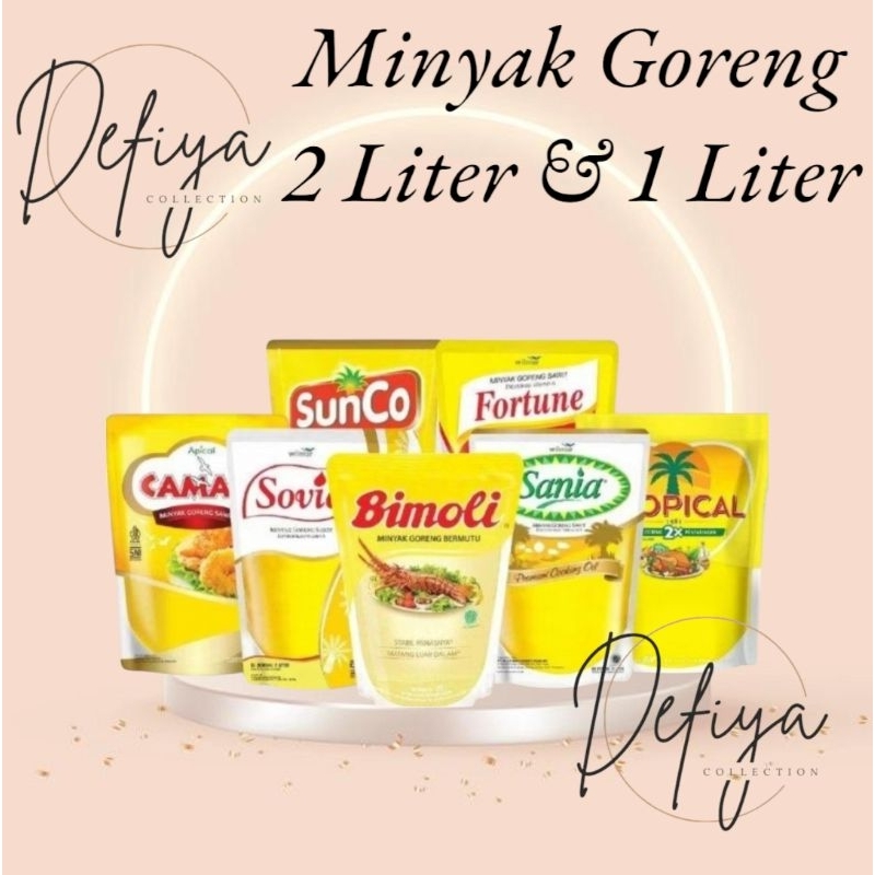 

Minyak Goreng Sunco 1 Liter 2 liter Pouch Refill kemasan