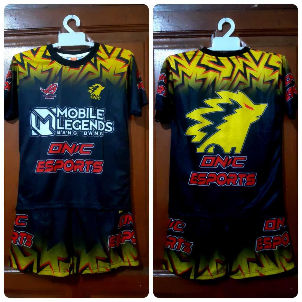 baju onic anak laki laki | baju onic esports | baju onic esports 2024 anak | Setelan Celana Gaming B