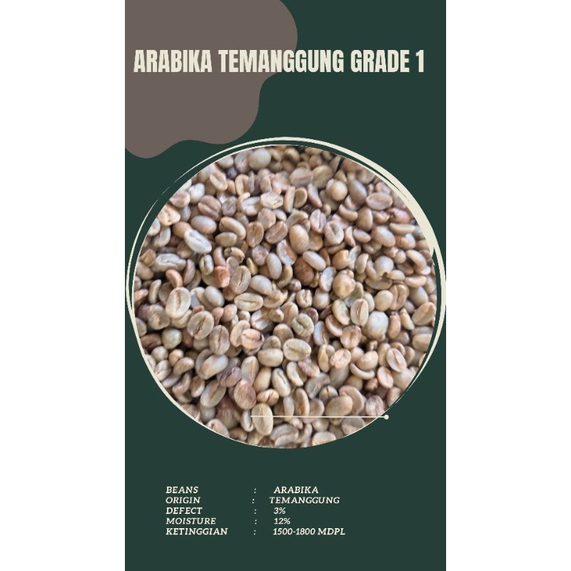 

GREENBEAN ARABIKA TEMANGGUNG GRADE 1