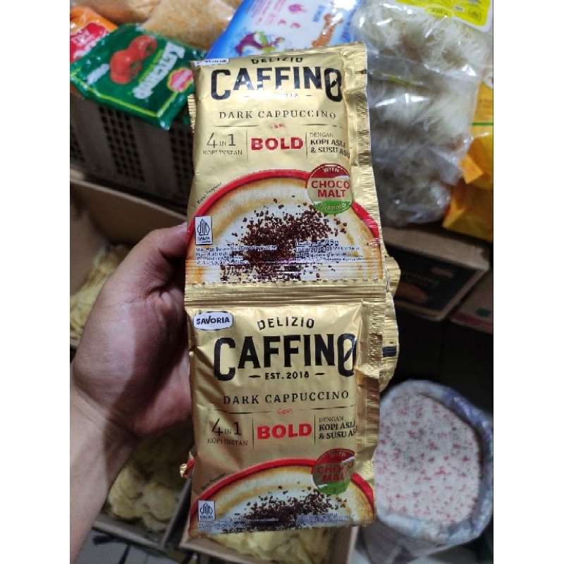 

Kopi Caffino Bold 4in1 Cappuccino 1 Renceng Renteng 10 Sachet