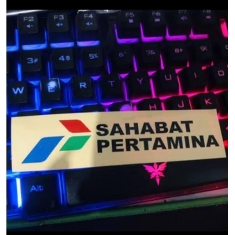 Sticker SAHABAT PERTAMINA stiker cutting