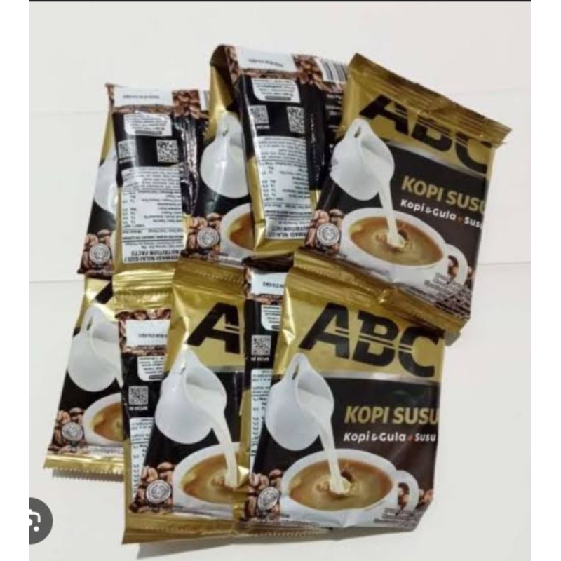 

kopi ABC susu dalam kemasan shaset 1 renceng isi 10pcs