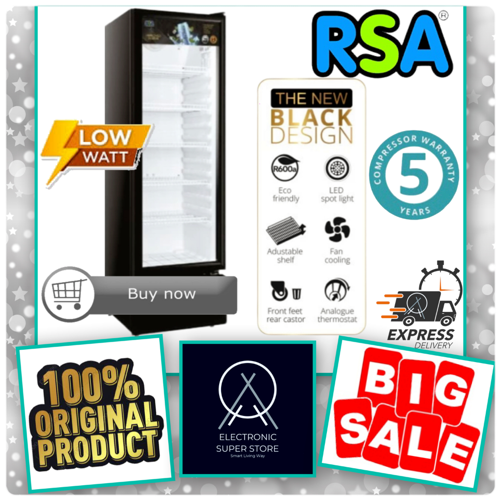 RSA SHOWCASE AGATE300 AGATE-300 AGATE 300 SUPER FAST COOLING SUPER LOW WATT CHILLER RSA SHOWCASE AGA