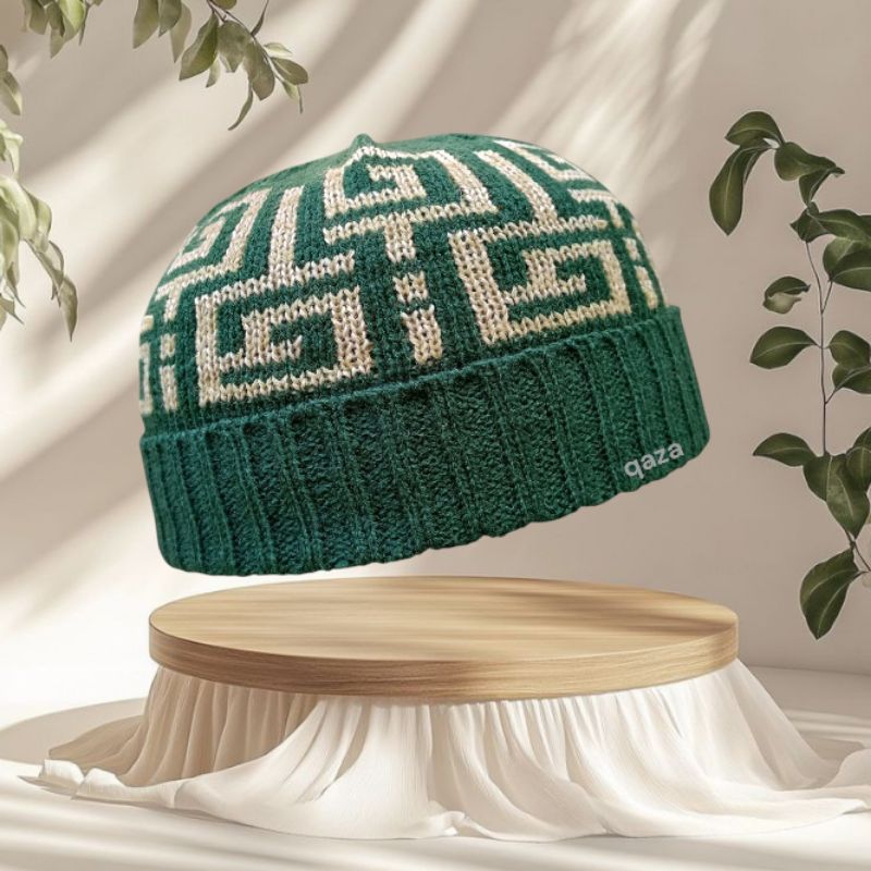 Peci Kupluk Short Beanihat Premium Motif Mewah