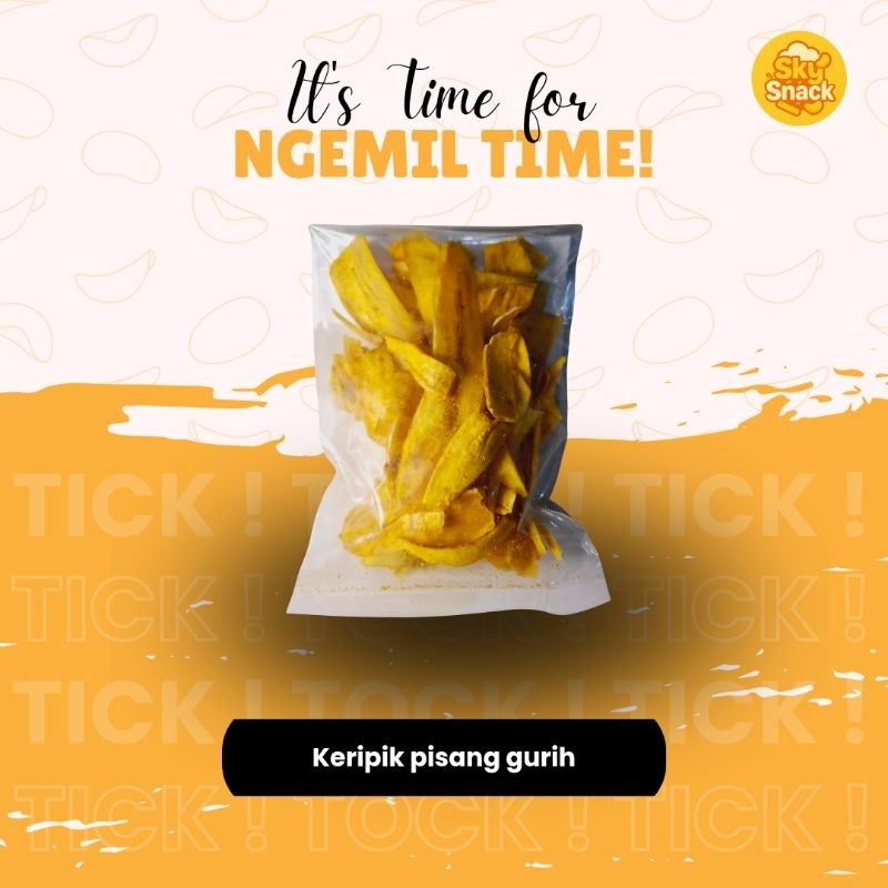 

Keripik Pisang Gurih | Cemilan Keripik Pisang