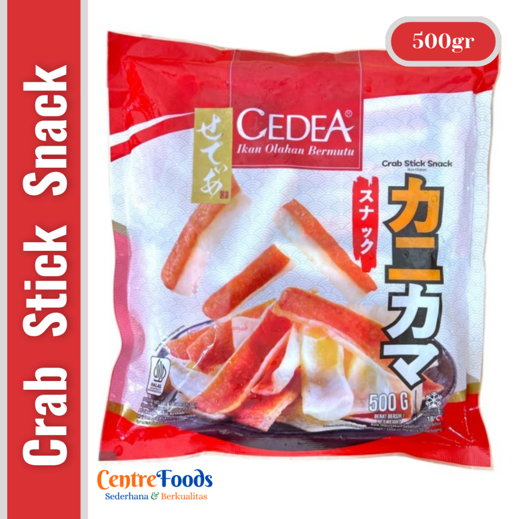 Crab Stick Snack - Cedea | 500gr [ Harga Per BKS ]