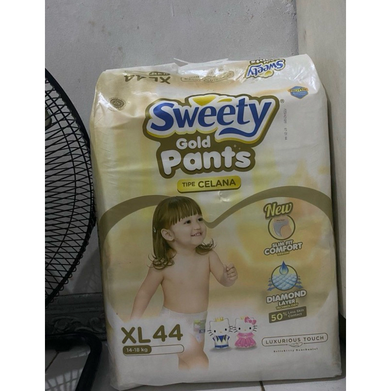 pampers popok sweety gold size XL