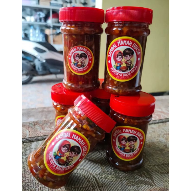 

Sambal Terasi pedas Mamah Diksa, Pedasnya bikin nagih