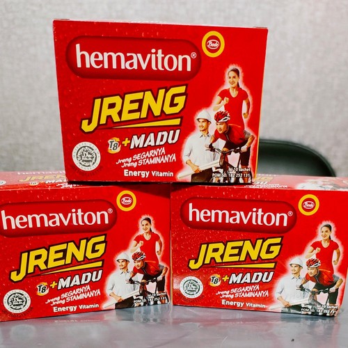 

Hemaviton Jreng Kemasan Box Isi 10 Sachet / Hemaviton Jreng