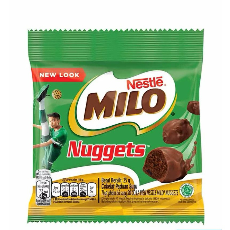 

MILO COKLAT Nuggets 25gr