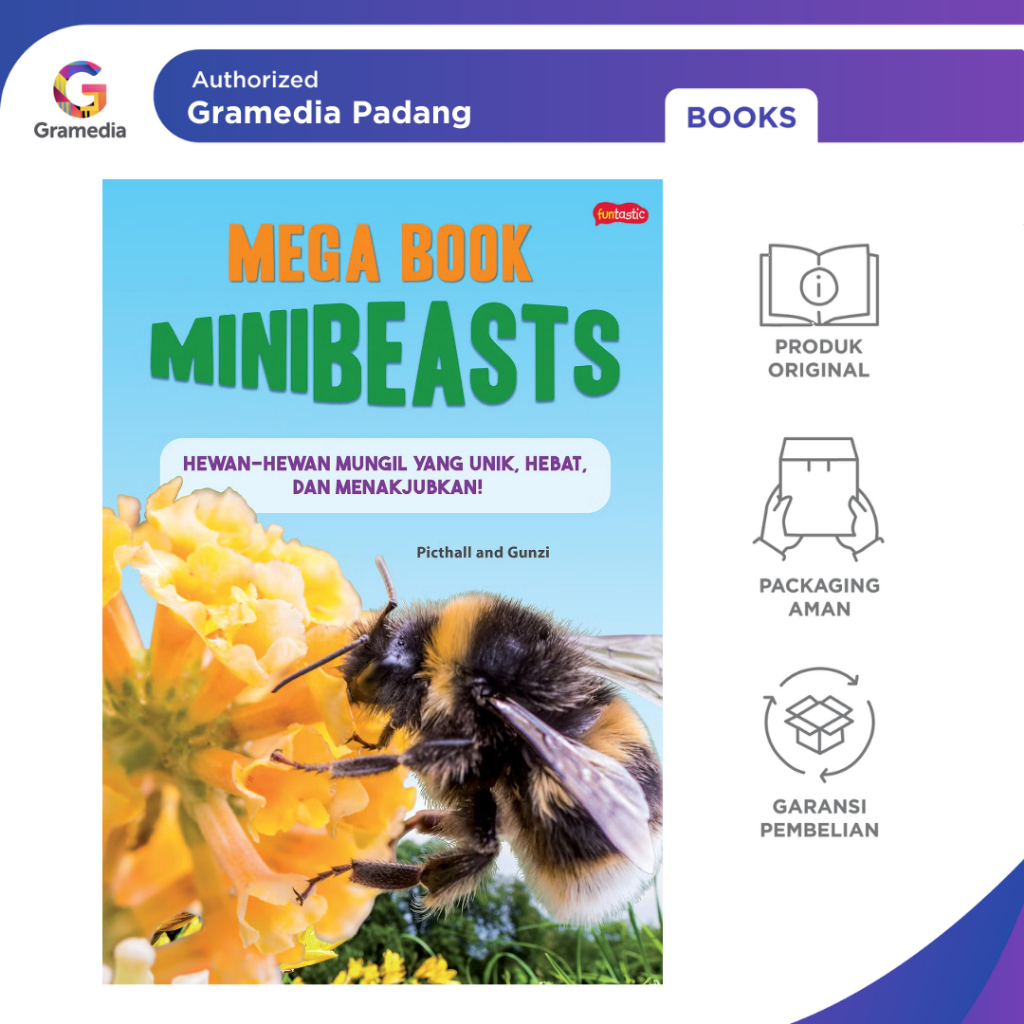 Gramedia Padang-Mega Book - Minibeasts