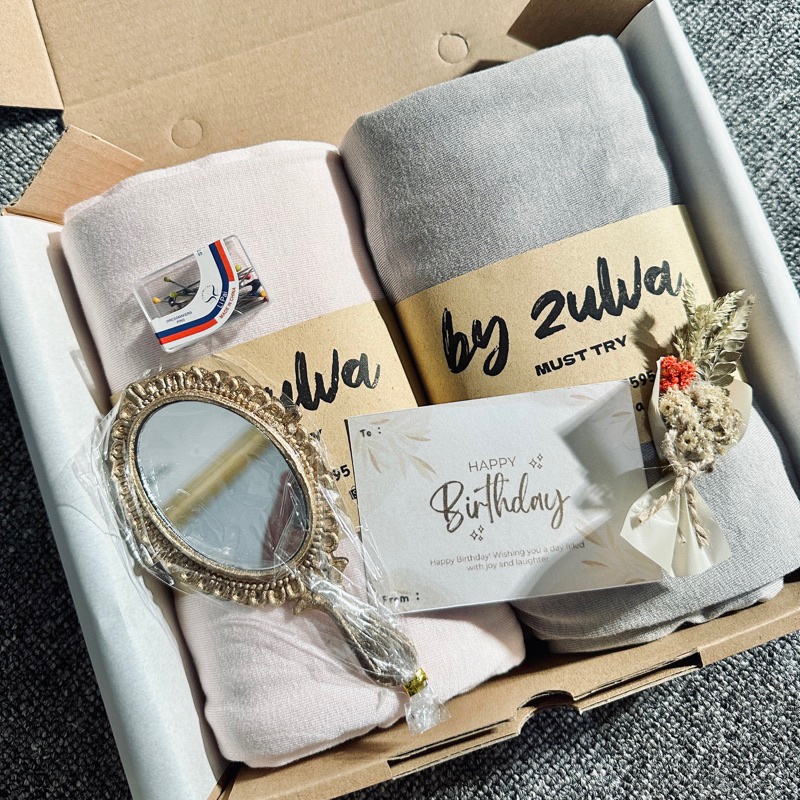 Hampers Hijab Pashmina / Gift Box Hijab / Hampers Pashmina Rayon / Hampers Pashmina Rayon Premium / 