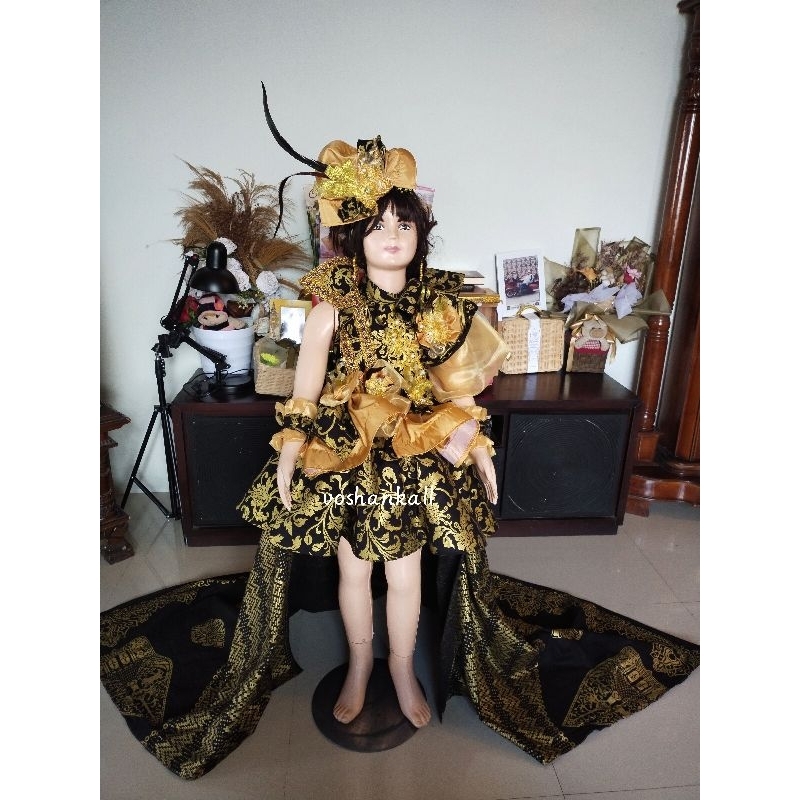 Dress Glamour Prada Arimbi batik etnik Nusantara anak