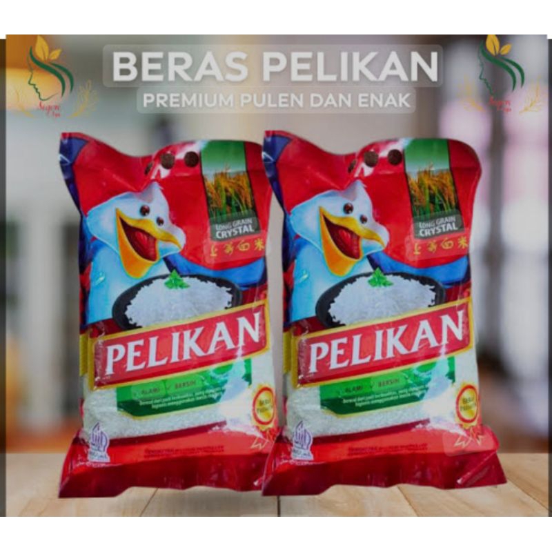 beras pelikan 5 kg