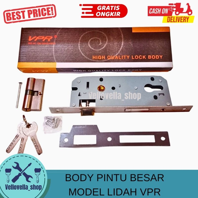 Body Lidah Pintu besar / Body Kunci Pintu besar VPR / Lock body VPR