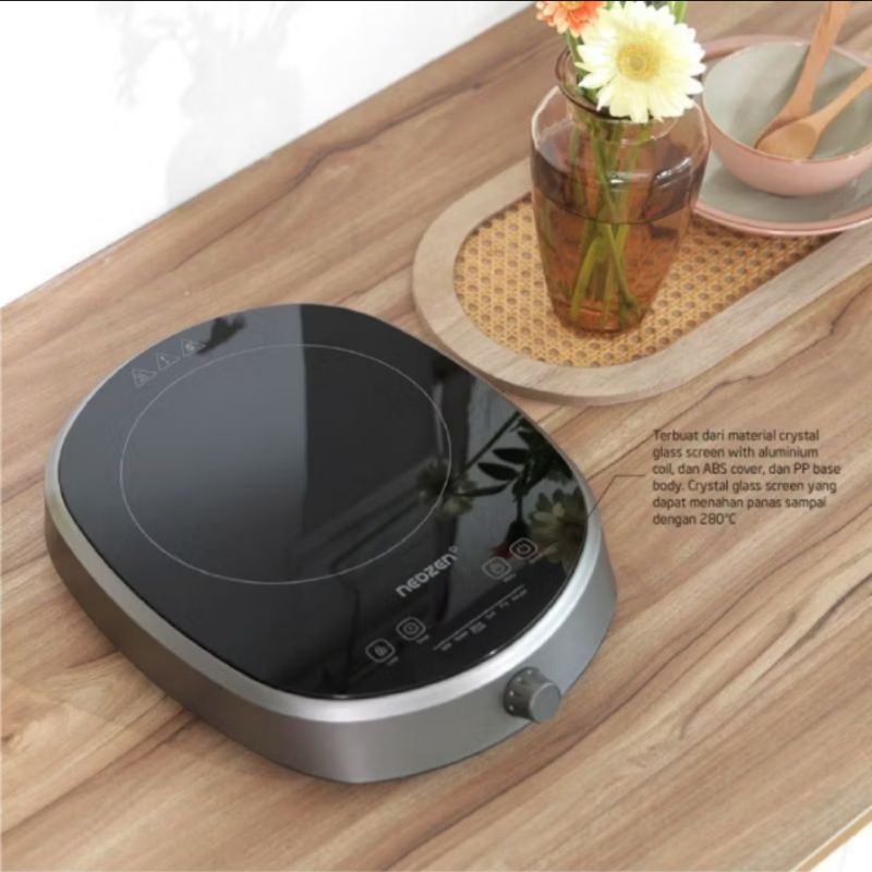 NEOZEN Kompor Induksi / Listrik 6 Fungsi 100-990 Watt kompor listrik tipis  kompor pemanas heater pe
