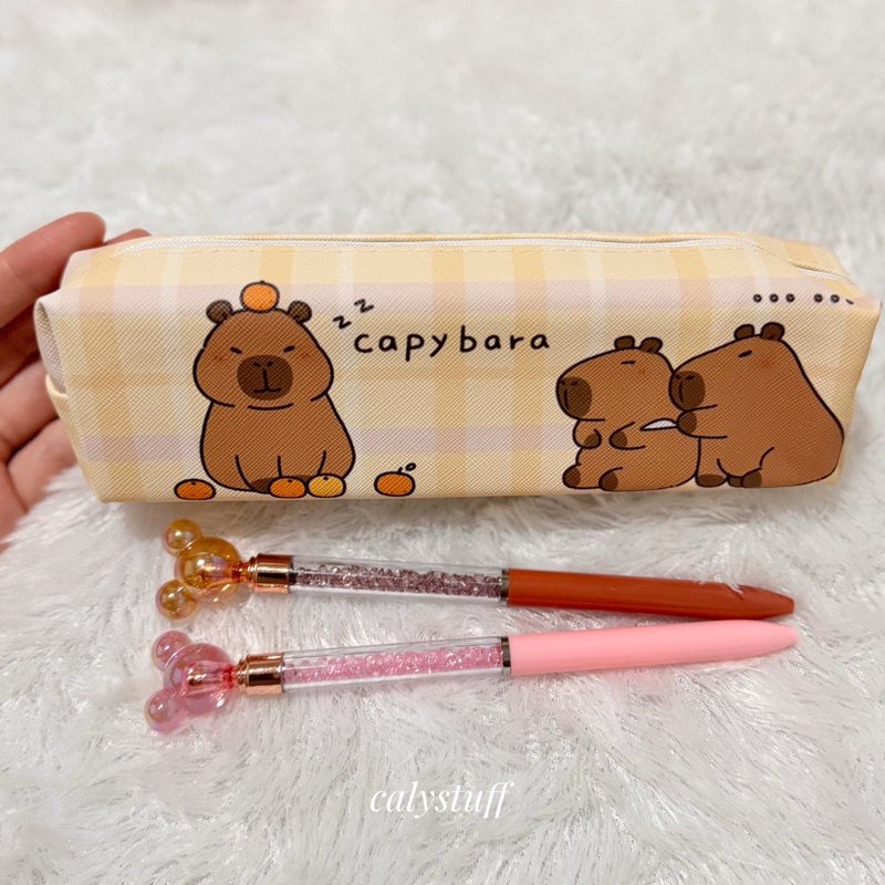 

Bundling Kotak Pensil dan 2 Pulpen / Cute Pencil Case / Cute Mickey Mouse Ballpoint