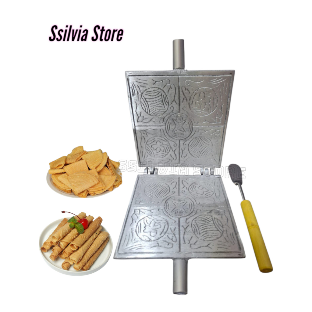 CETAKAN KUE OPAK GAMBIR Egg Roll sedang