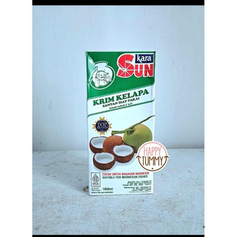 

SUN kara 1L santan kelapa instant 1 liter 1000 ml soap pakai