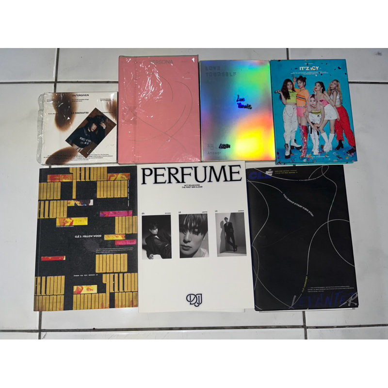 [ALBUM ONLY] Album lee sserafim chaewon unforgiven japan POB BTS persona 4 bts love your self ver S 