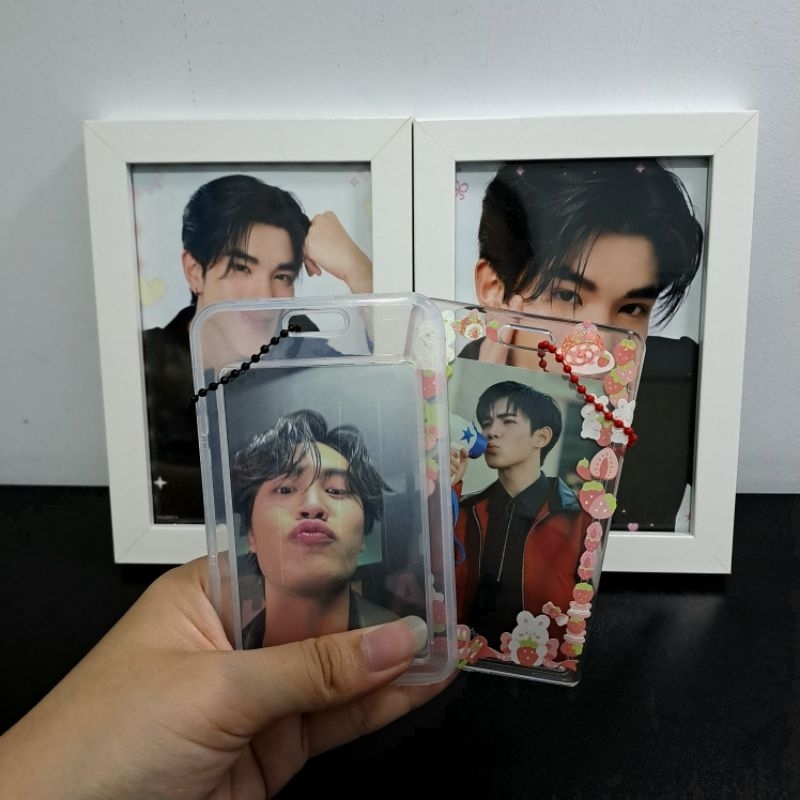 

cahol transparan plastik photocard holder kpop thai