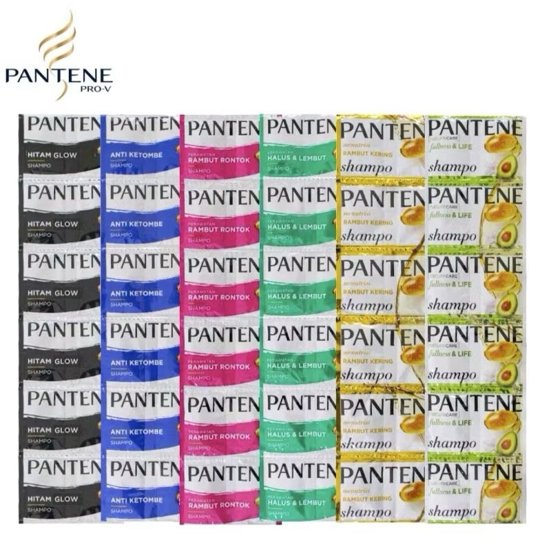 Pantene Shampoo & Conditioner | Anti Ketombe | Hitam Glow | Rambut Rontok | Halus & Lembut | Rambut 
