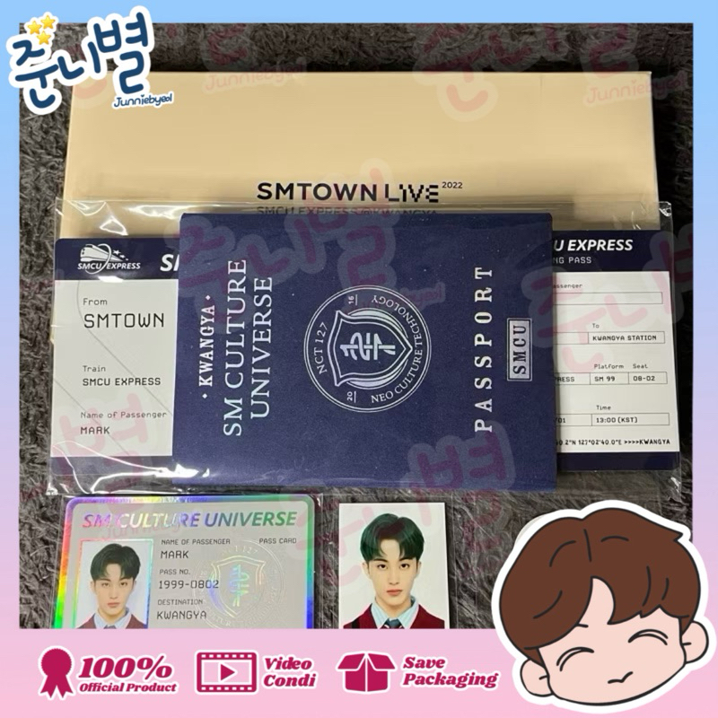 OFFICIAL MD SMCU EXPRESS KWANGYA PASSPORT SET NCT 127 MARK