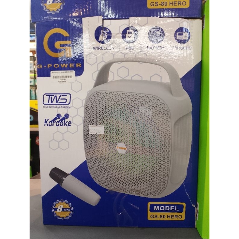 Speaker Bluetooth Gpower GS80 Hero