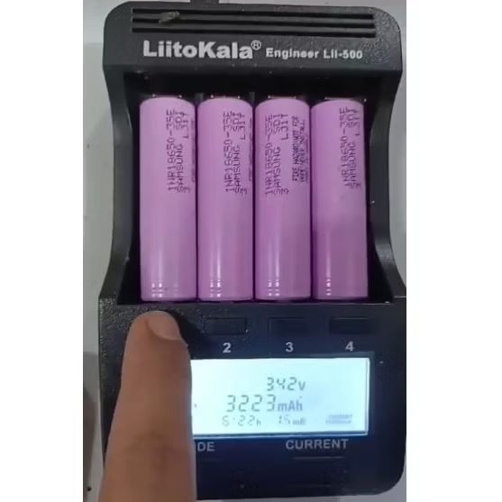 baterai batre bekas laptop 18650 kwalitas grasi gread A kapasitas real 2100 - 2700 Mah merek campur