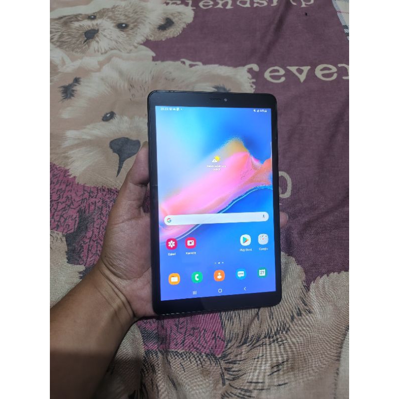 samsung tab A spen p205 celuller normal 8in 32gb ram 3gb simcard 4G os terbaru kamera bagus spen ori