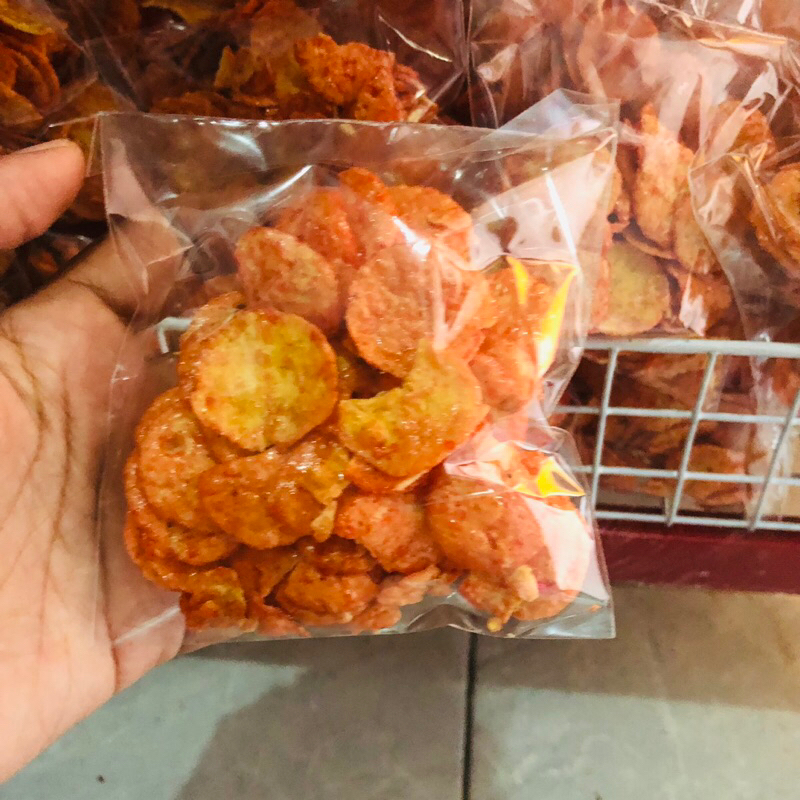 

kripik opak medan balado pedas manis