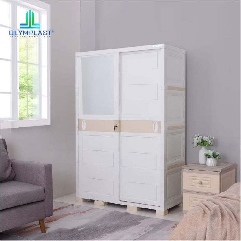 OLYMPLAST LEMARI SLIDING / LEMARI PLASTIK SLIDING