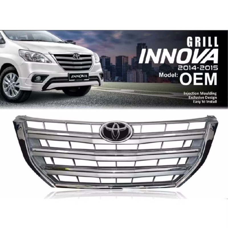 GRILL GERIL GRIL GRAND INNOVA 2014-2014 INNOVA BARONG OEM MODEL ORI GRILL DEPAN