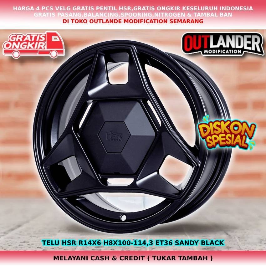 velg mobil racing r14, velg mobil Panther Carry Aerio Celerio Ciaz Baleno dll velg hsr telu r14