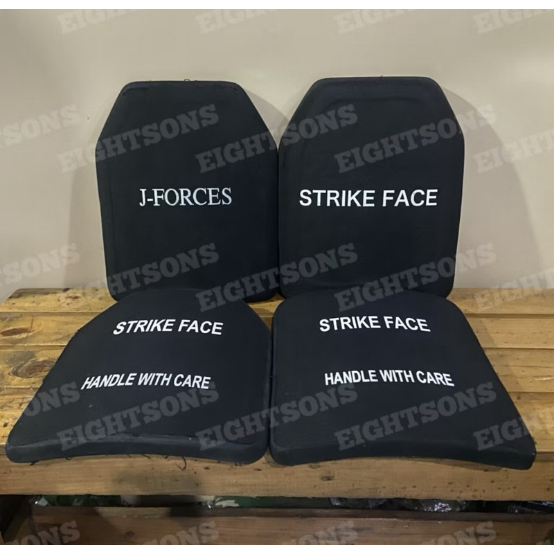 Plat kevlar Level 4 body vest protector plat ceramic keramik baja untuk rompi anti peluru TNI Brimob