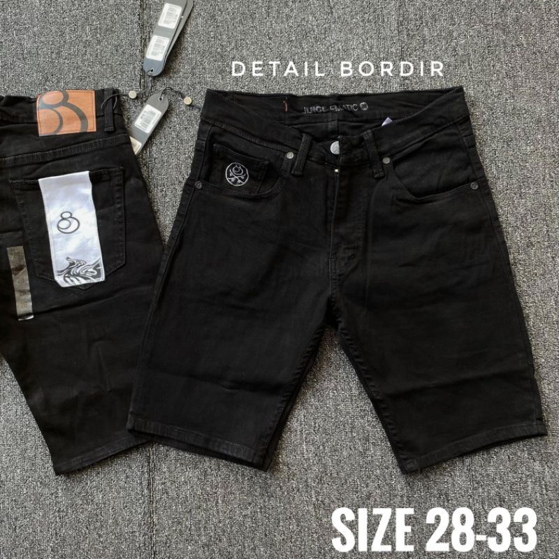 Celana Pendek Jeans Cowok Juice Ematic Surfing Premium